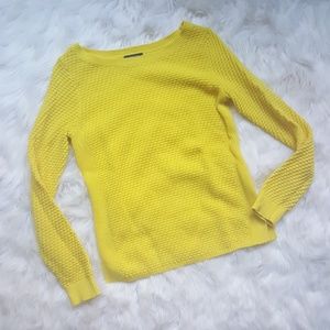 Lands' End yellow sweater